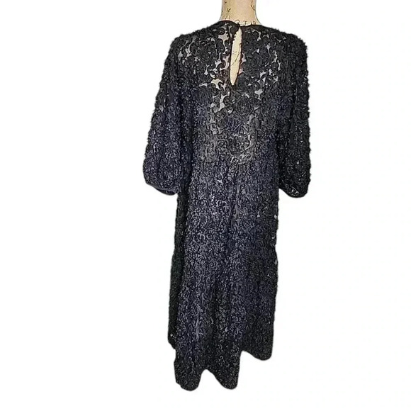 ZARA Contrasting Voluminous  Dress Size: Xl - Picture 7 of 12